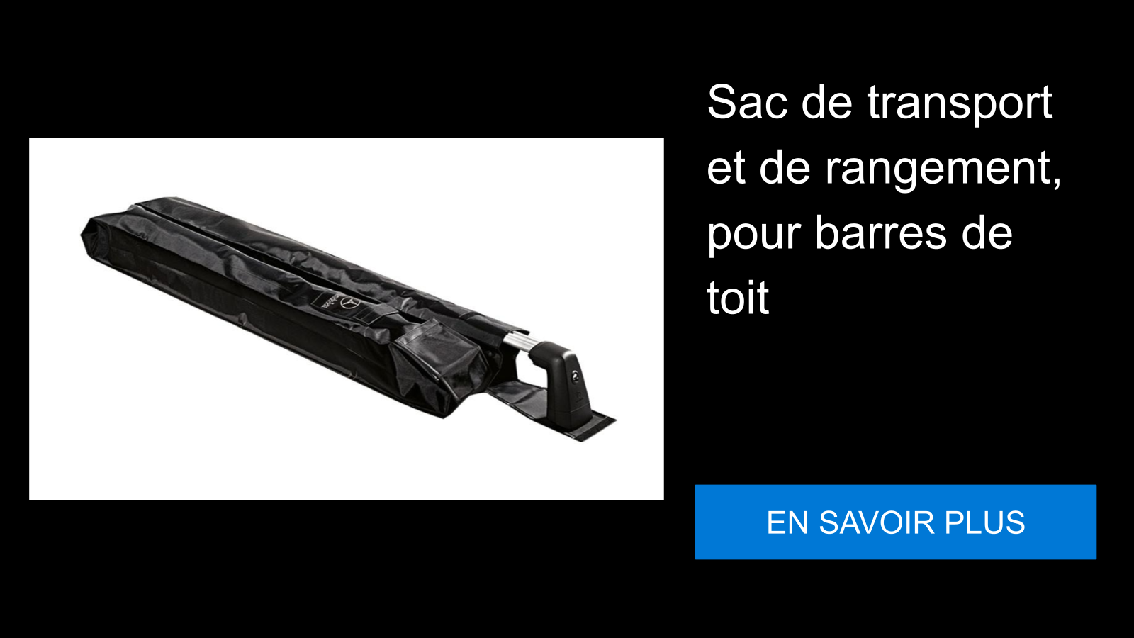 Sac de transport et de rangement, pour barres de toit